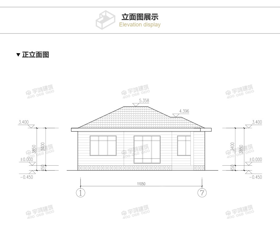 90平一層簡歐新農(nóng)村別墅設(shè)計圖紙