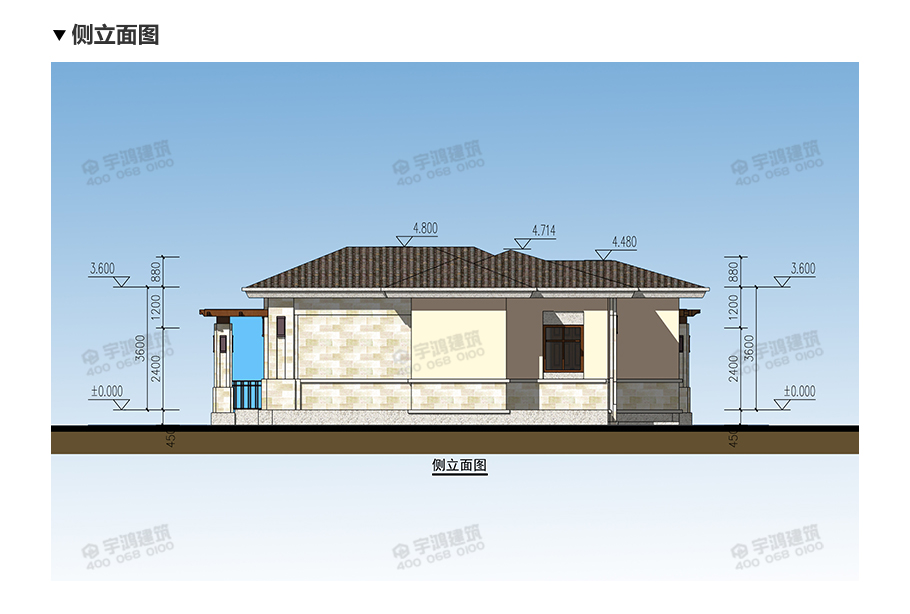 鄉(xiāng)下建房一層別墅戶型圖及效果圖，時尚又實惠