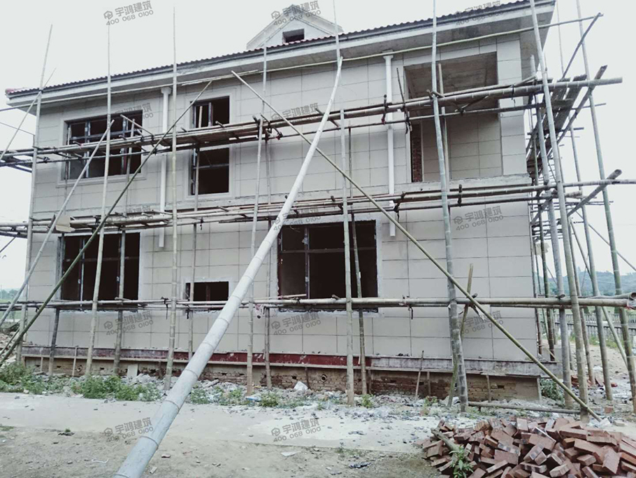 唐式風格農村二層自建房設計圖紙及效果圖，古樸典雅